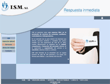 Tablet Screenshot of ism-serveis.com